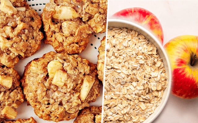 Recept za ovsene kosmiče in jabolčne piškote: Močan zajtrk, primeren za dieto